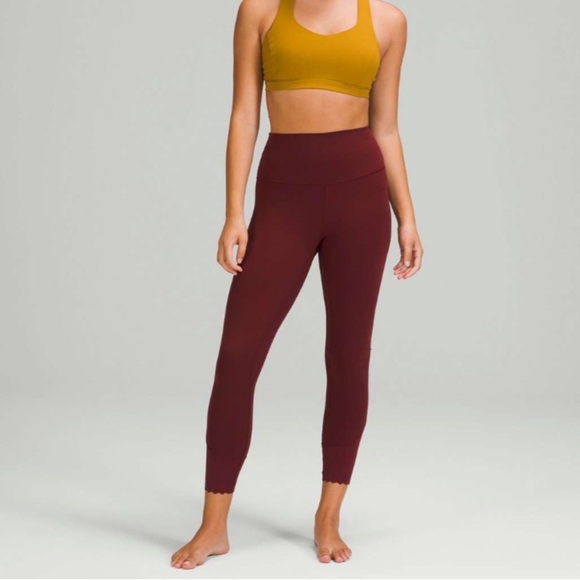 Lululemon Align Scalloped Hem High-Rise Pant 25"
Red Merlot - Picture 3 of 9